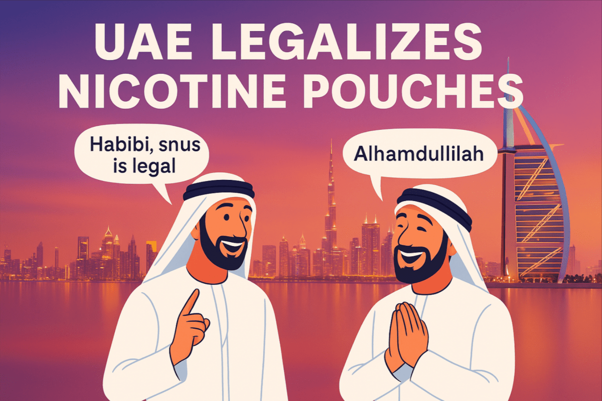 UAE Legalizes Tobacco-Free Nicotine Pouches to Help Smokers Quit Cigarettes - Snuzyn