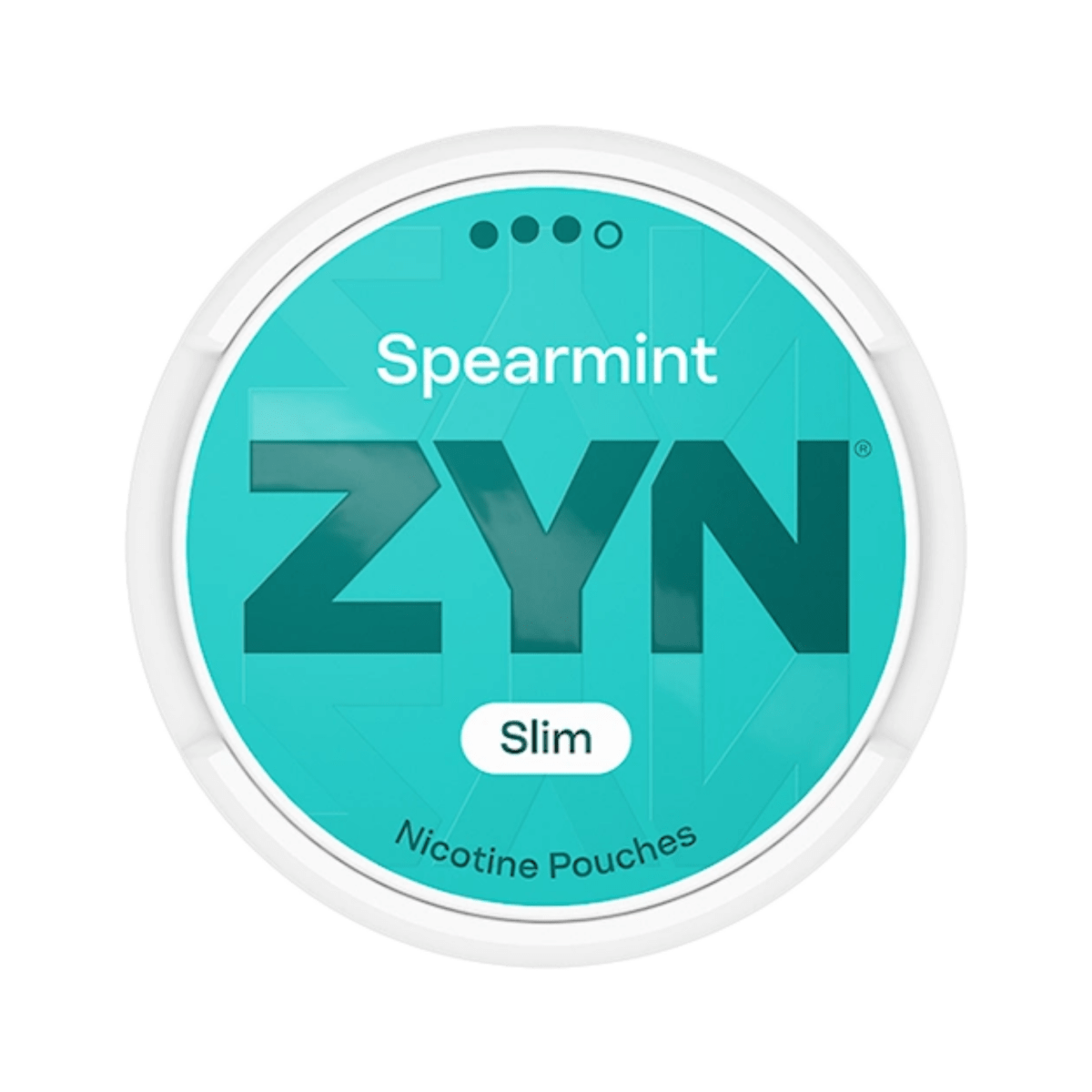 Can of ZYN Spearmint Strong - Nicotine Pouches