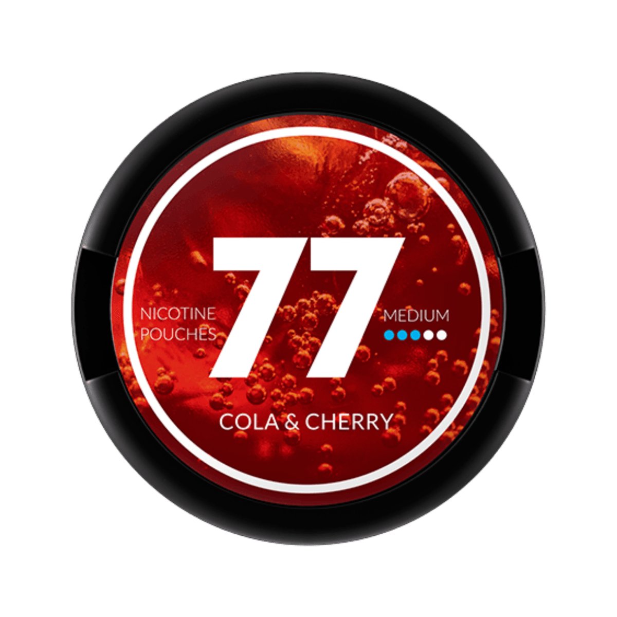 Can of 77 Cola & Cherry - Nicotine Pouches