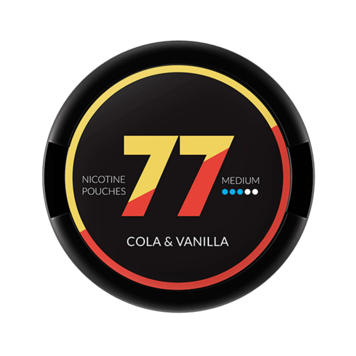 Can of 77 Cola & Vanilla - Nicotine Pouches