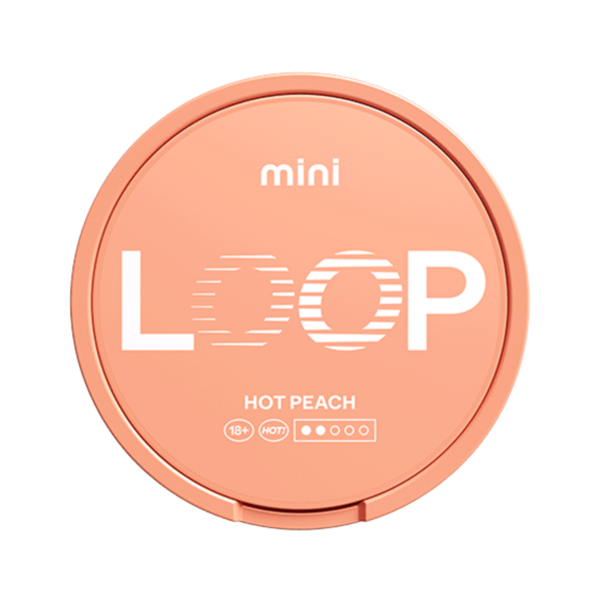 Can of Loop Hot Peach Mini - Nicotine Pouches