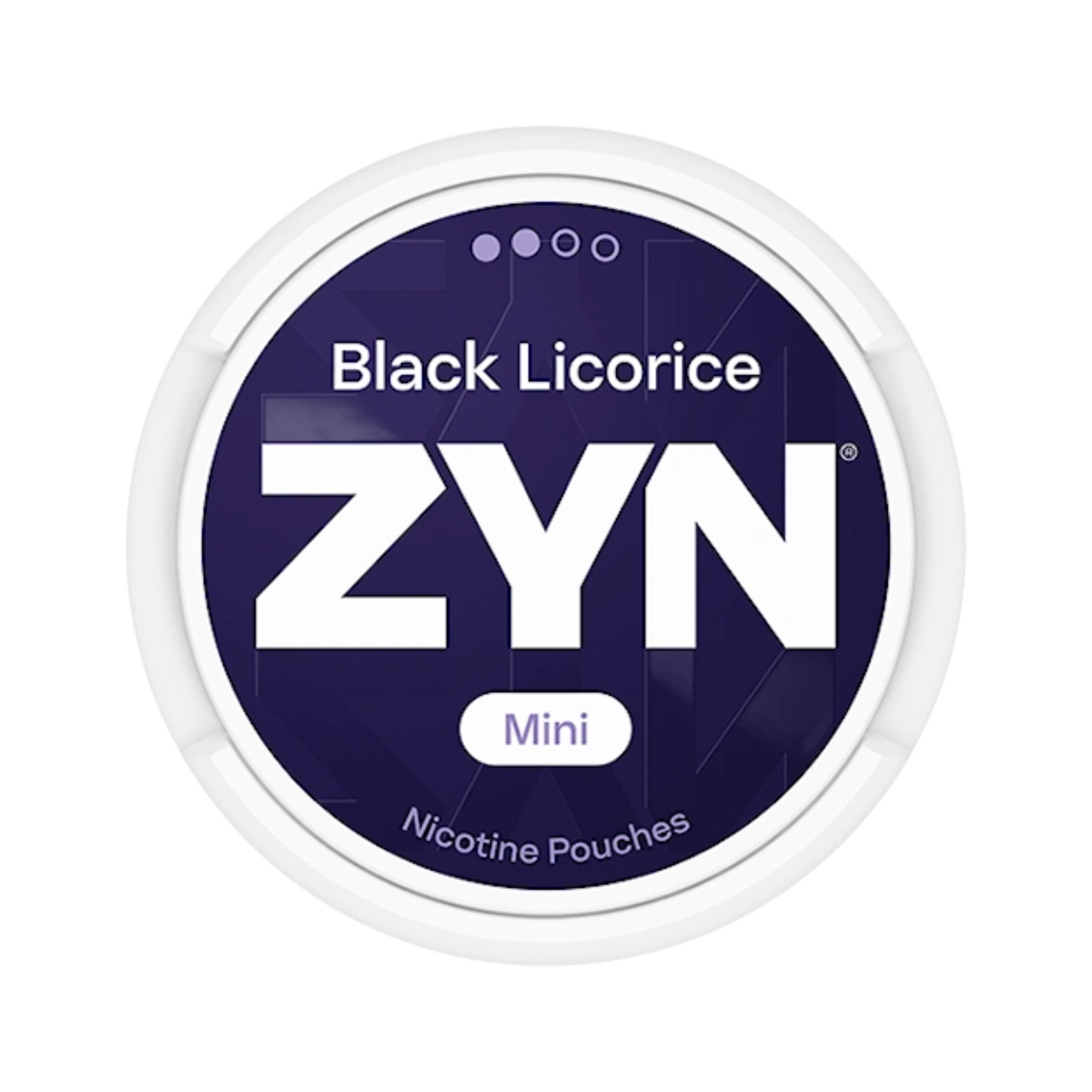 Can of ZYN Black Licorice Mini - Nicotine Pouches