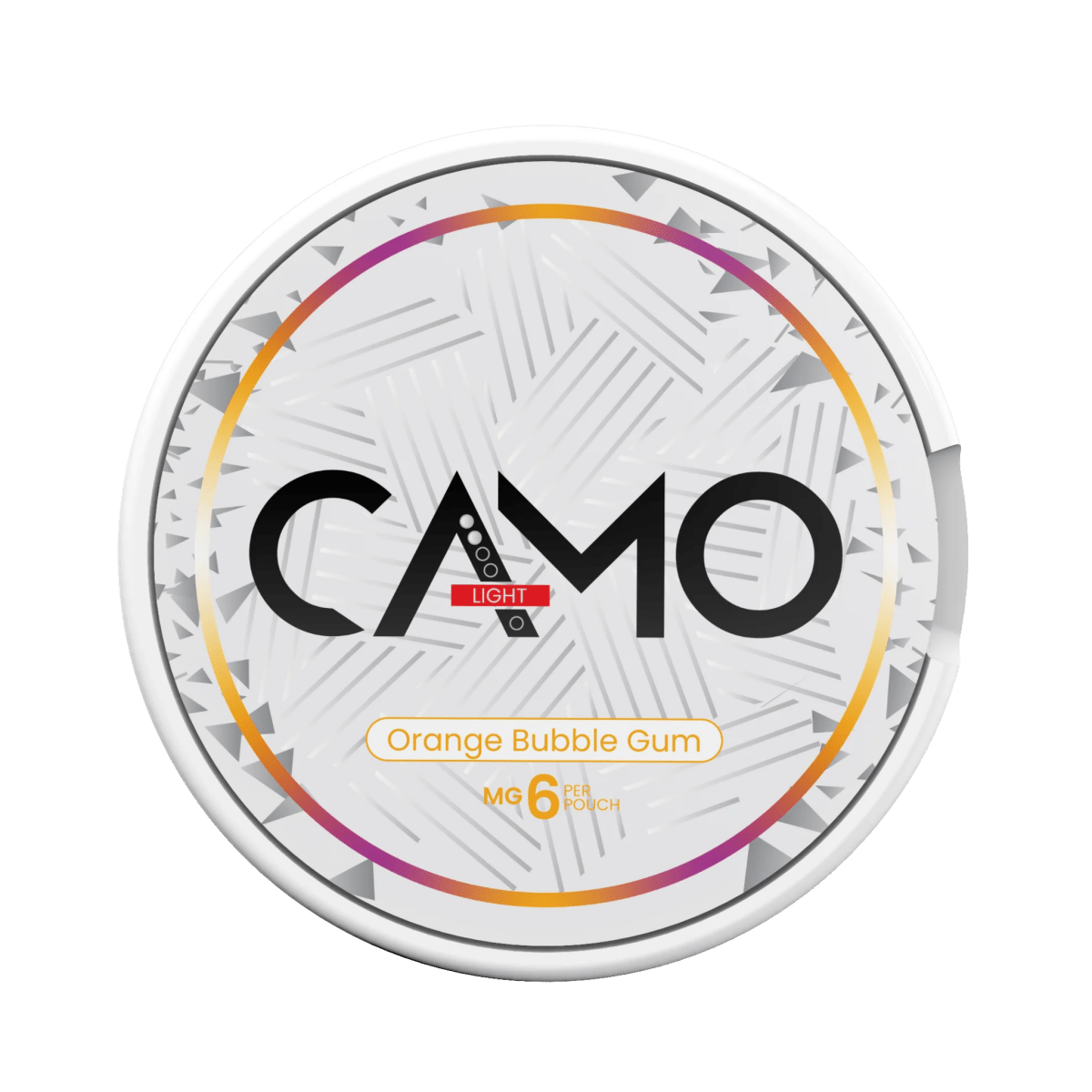 Can of CAMO Orange Bubble Gum - Nicotine Pouches

