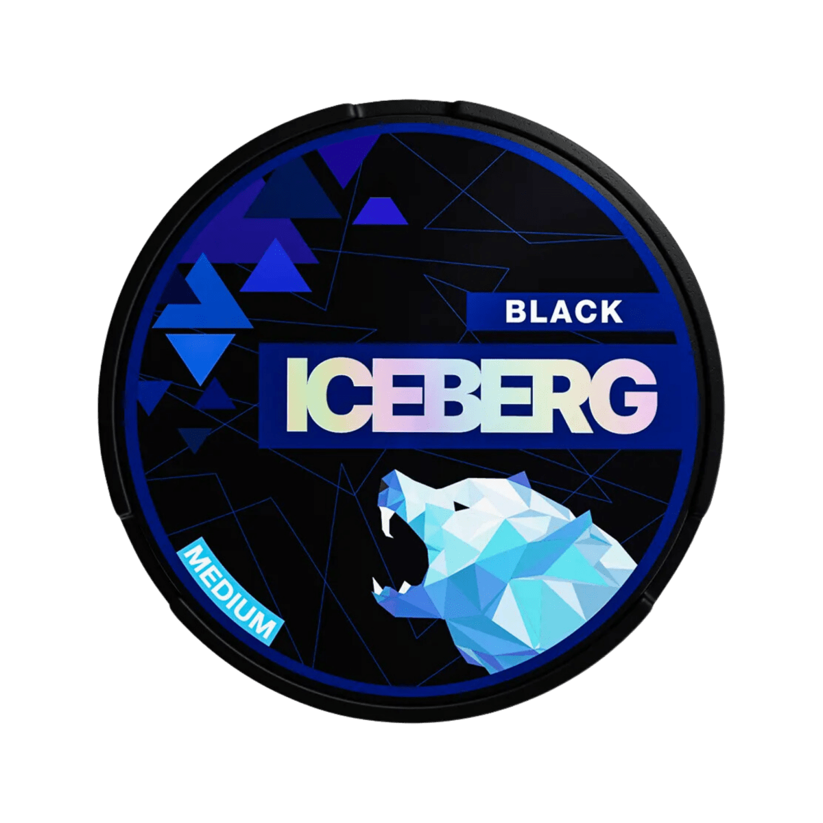 Can of Iceberg Black Medium - Nicotine Pouches

