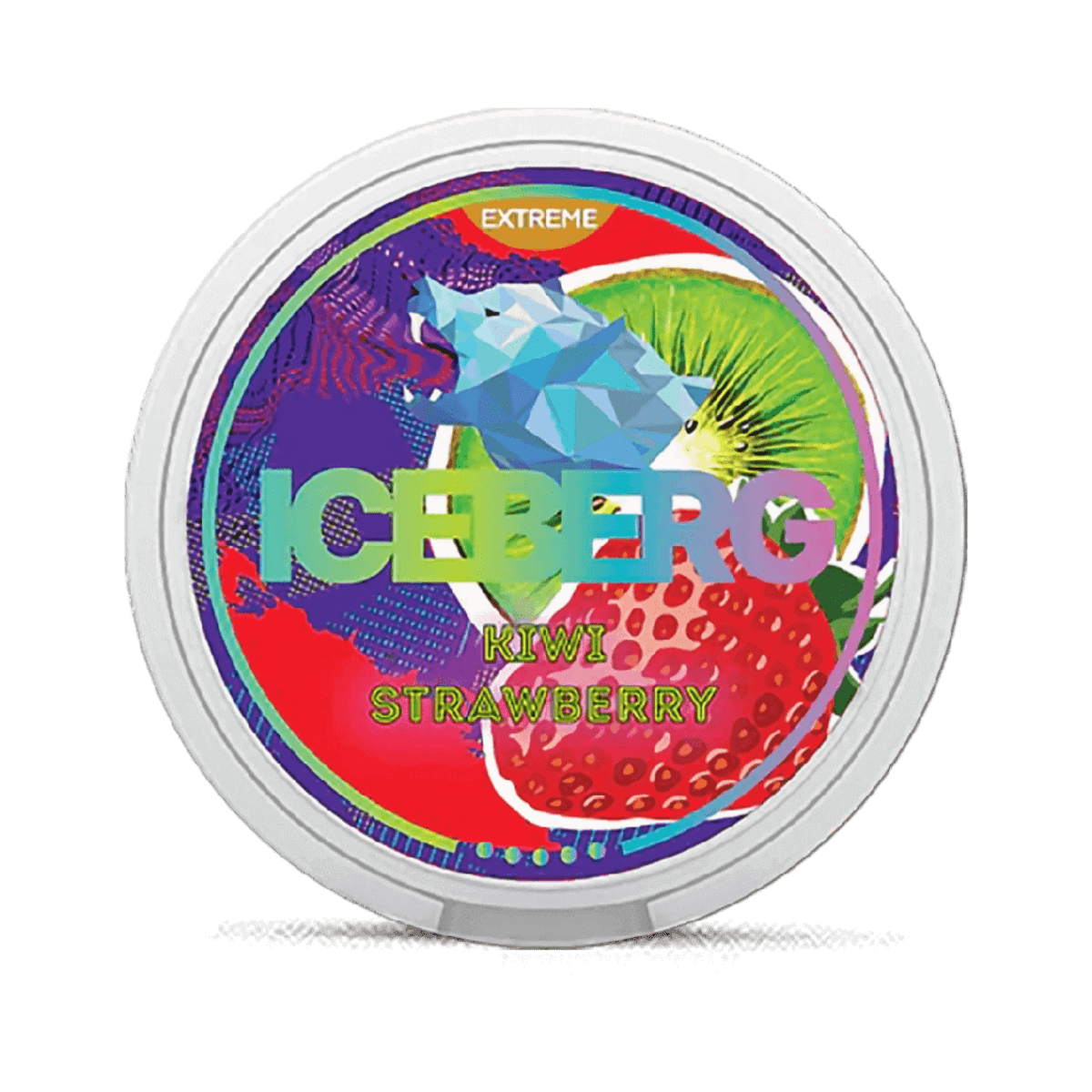Can of Iceberg Kiwi Strawberry - Nicotine Pouches

