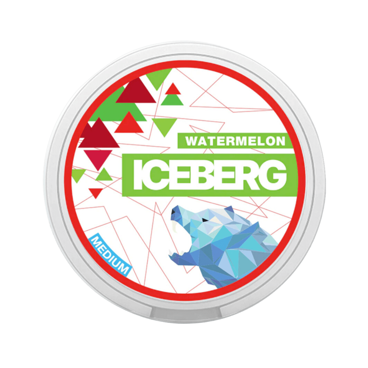Can of Iceberg Watermelon Medium - Nicotine Pouches

