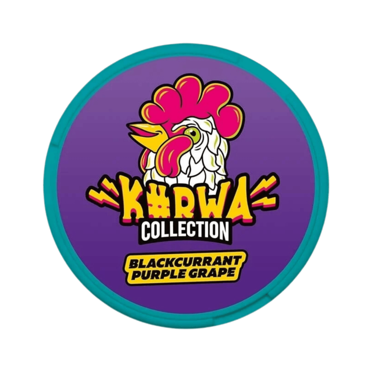 Can of Kurwa Blackcurrant Purple Grape - Nicotine Pouches

