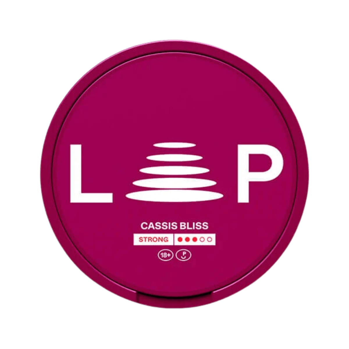 Can of Loop Cassis Bliss Strong - Nicotine Pouches
