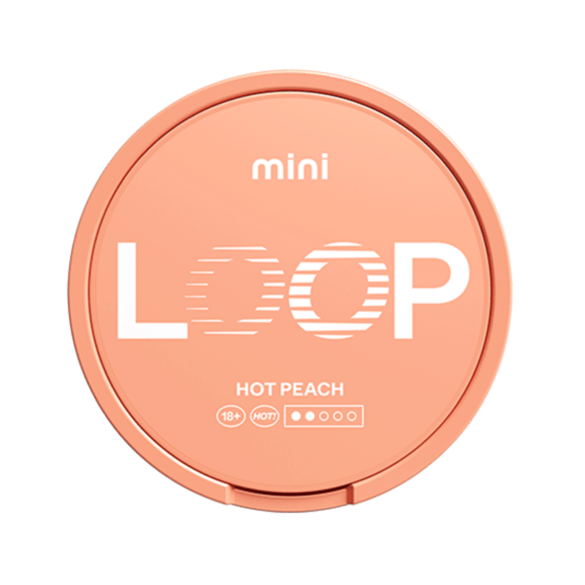 Can of Loop Hot Peach Mini - Nicotine Pouches

