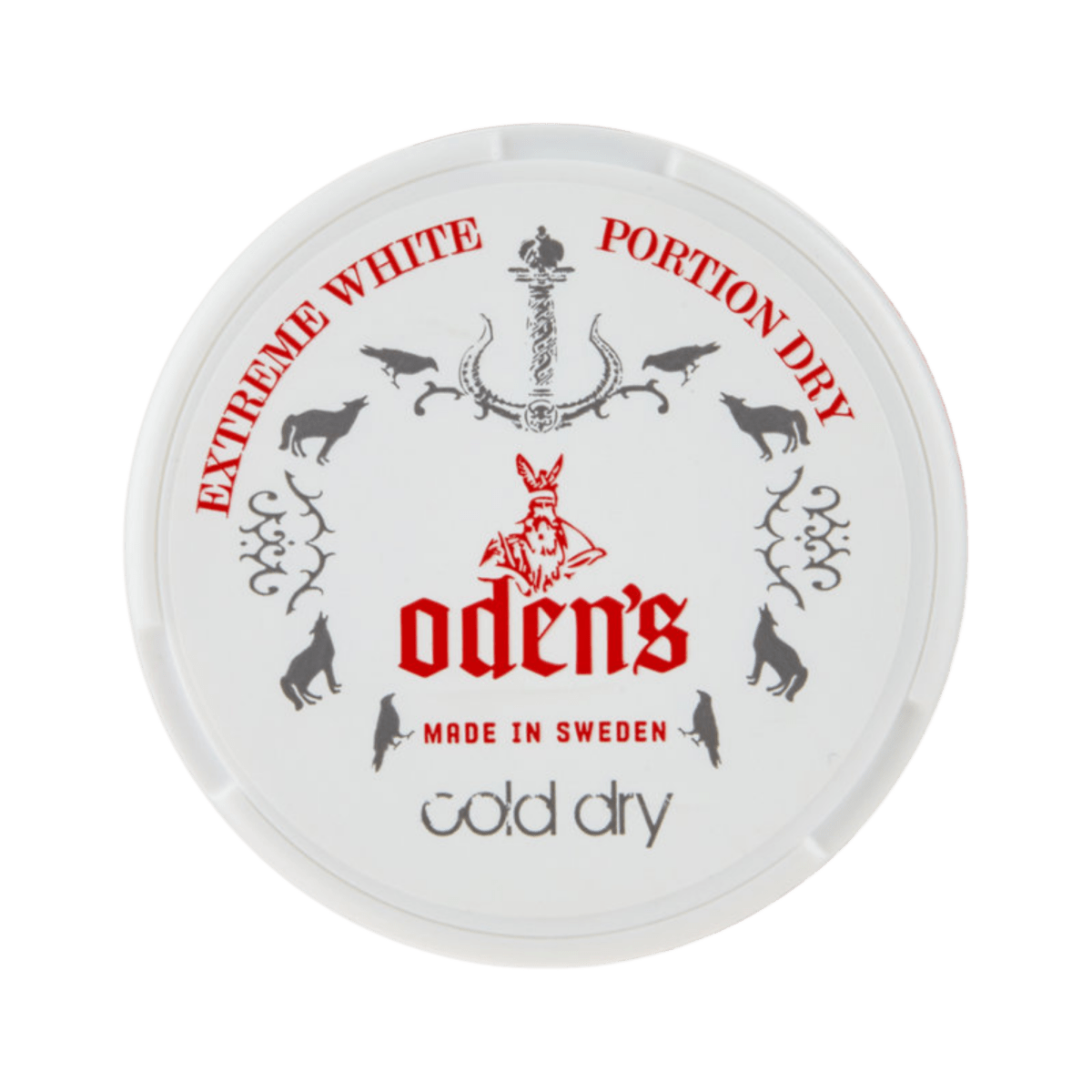 Can of Odens Cold Dry – Extreme Strength Snus

