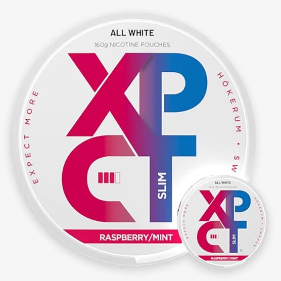 Can of XPCT Raspberry Mint Mega Can – Nicotine Pouch
