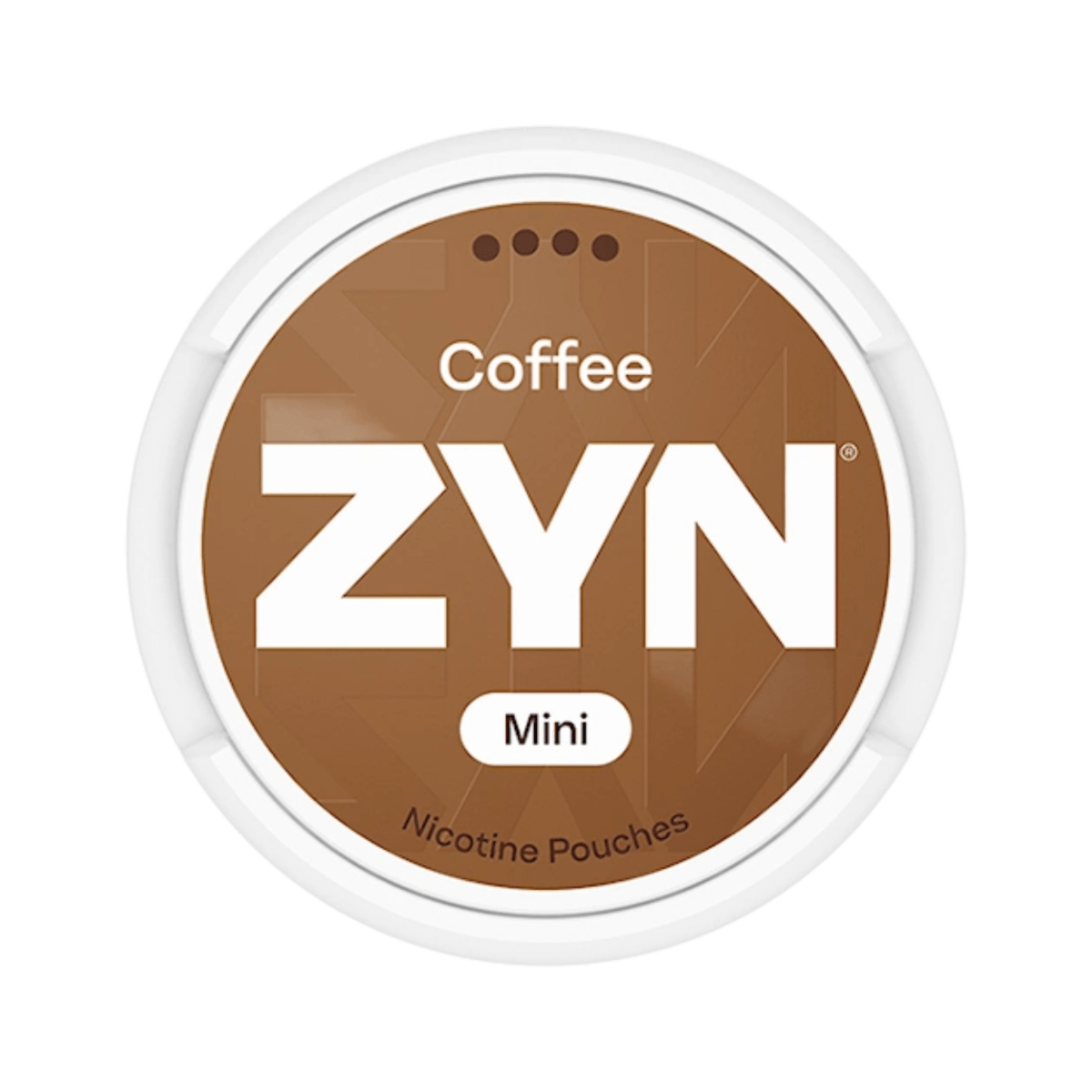 Can of ZYN Coffee Mini Strong - Nicotine Pouches
