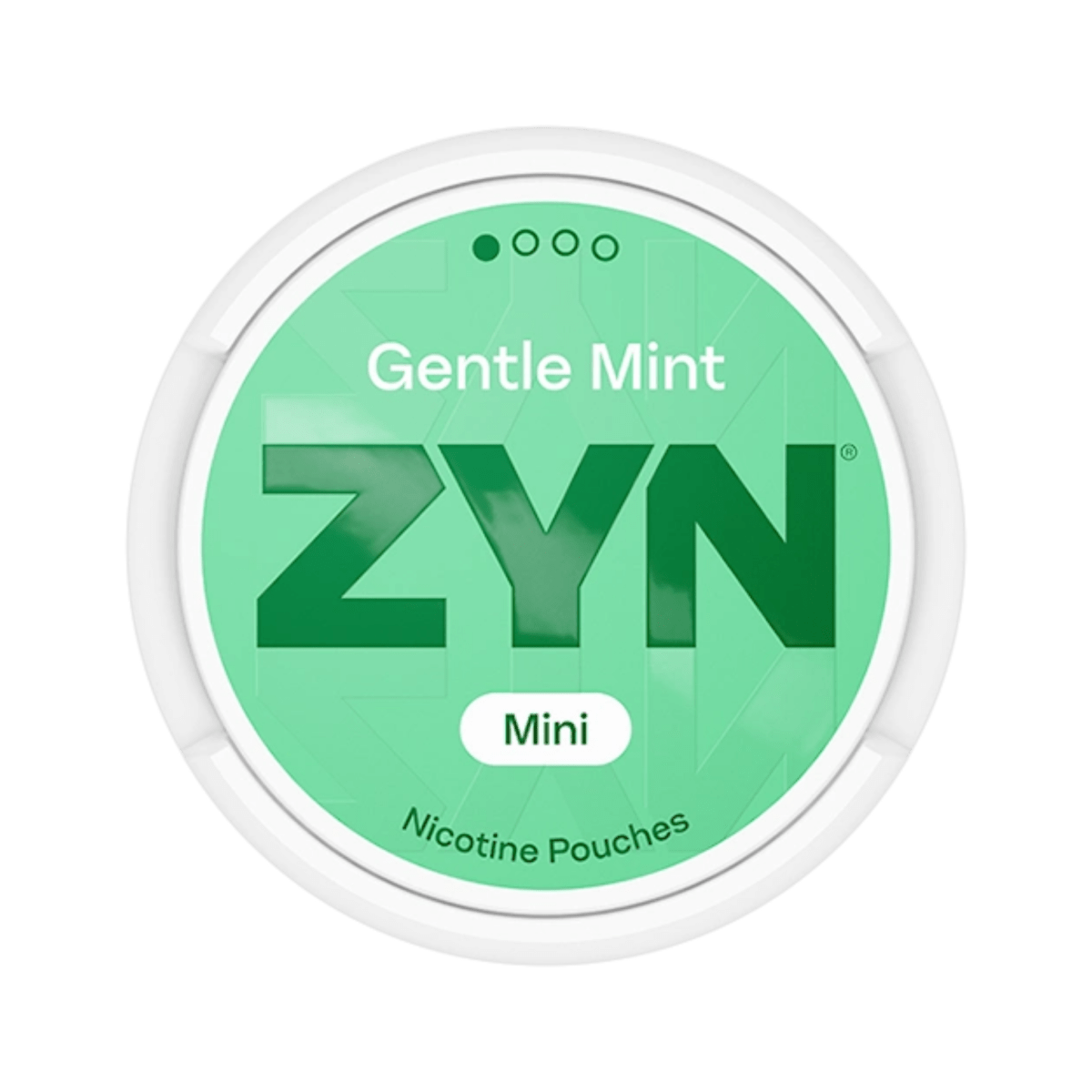 Can of ZYN Gentle Mint Mini Low – Nicotine Pouch

