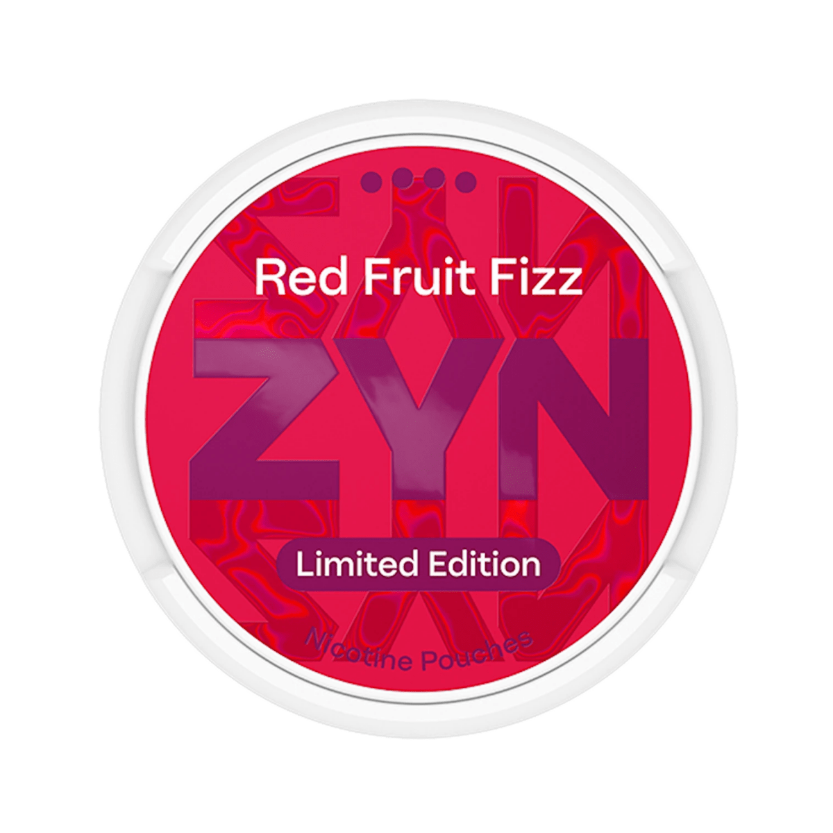 Can of ZYN Red Fruits Fizz Extra Strong – Nicotine Pouch
